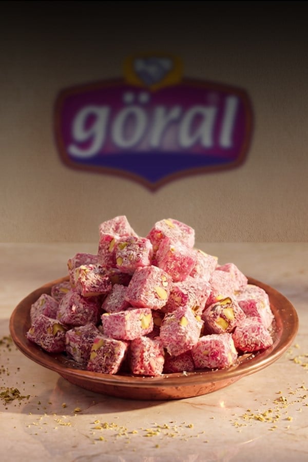 Antep Fıstıklı Narlı Kuş Lokumu Çift Kavrulmuş-1000 GR