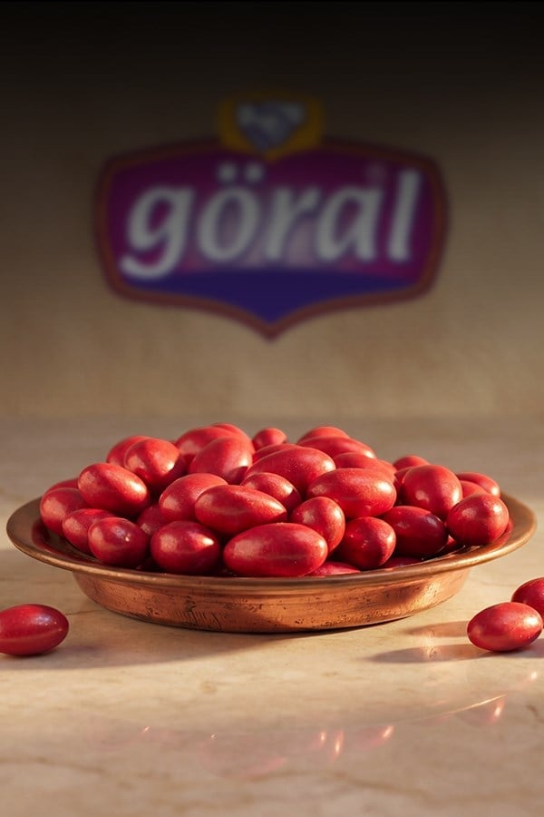Kırmızı Badem Draje-500 GR