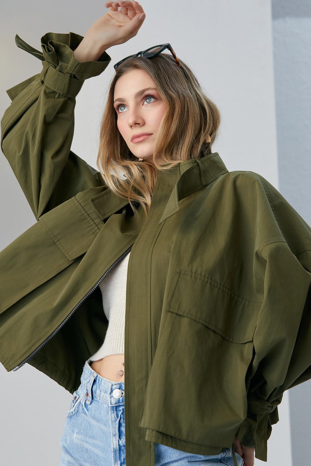 TYRA CEKET I KHAKI