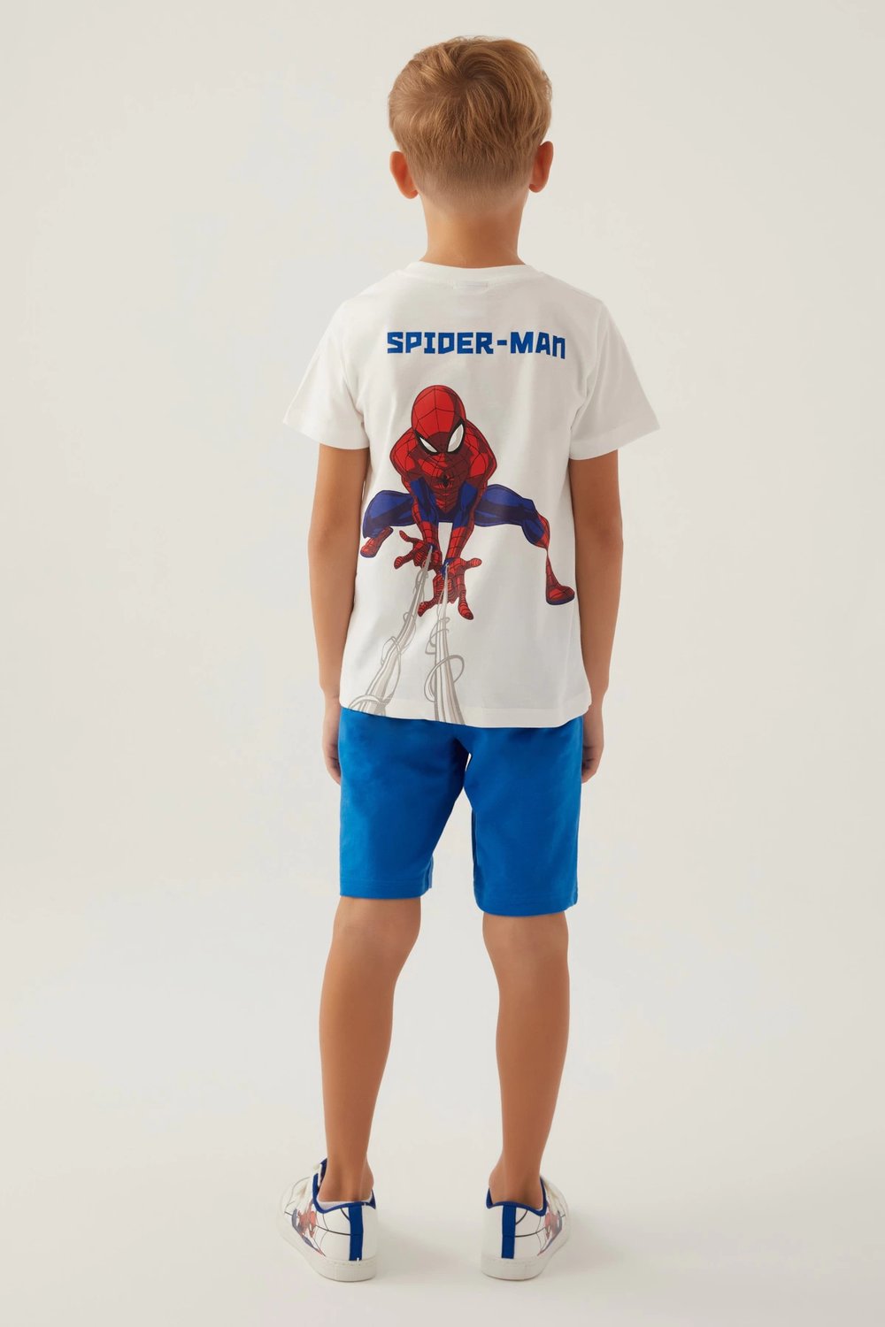 Disney 4878-3 Spider-Man Erkek Çocuk Şort Takım