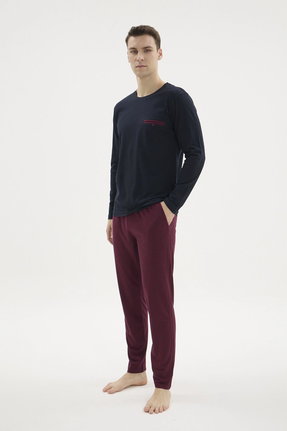 Kocabey 9216 Erkek O.Yaka Pijama Takım
