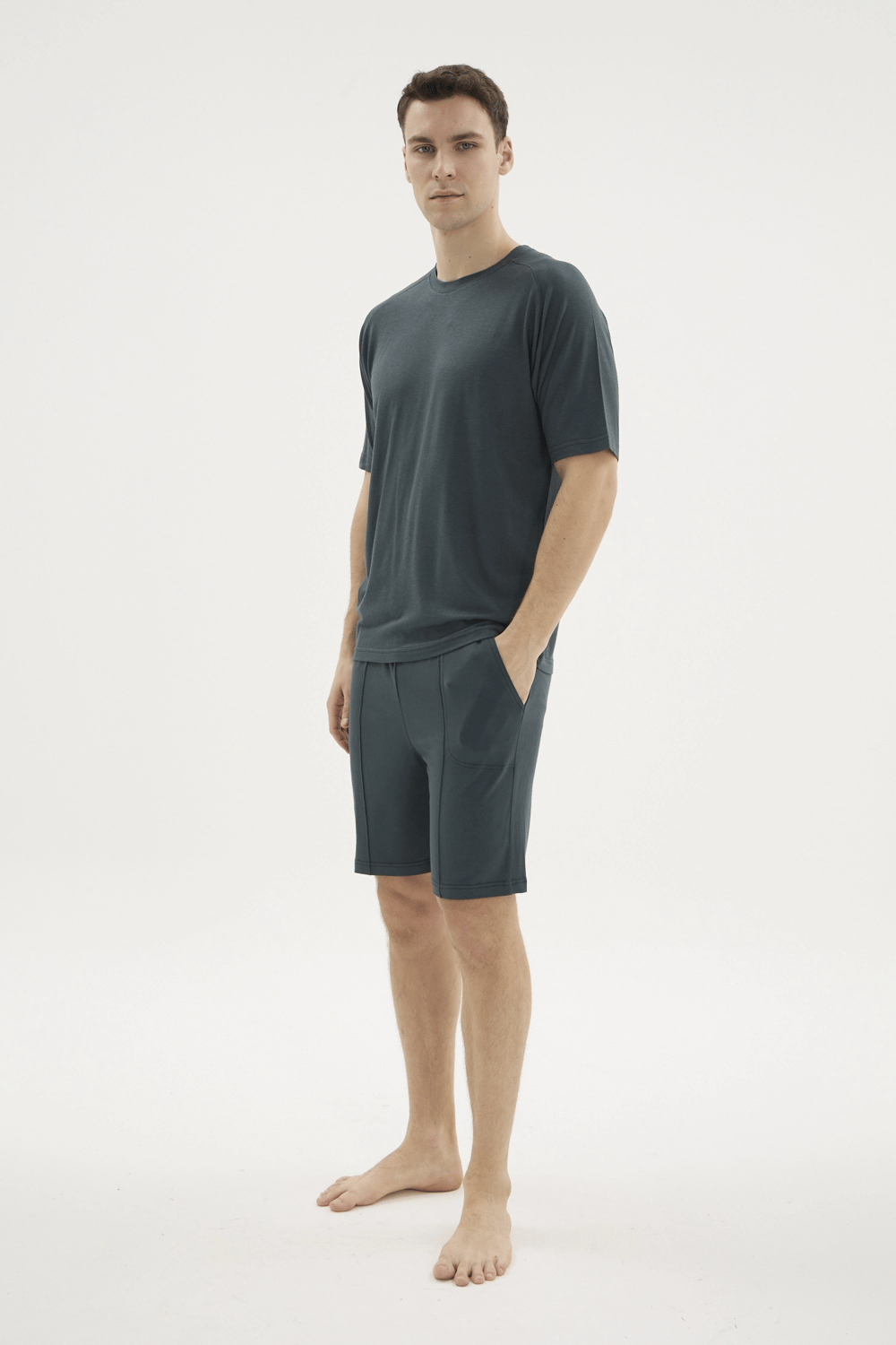 Kocabey ŞT-26211  O Yaka Şortlu Pijama Takımı