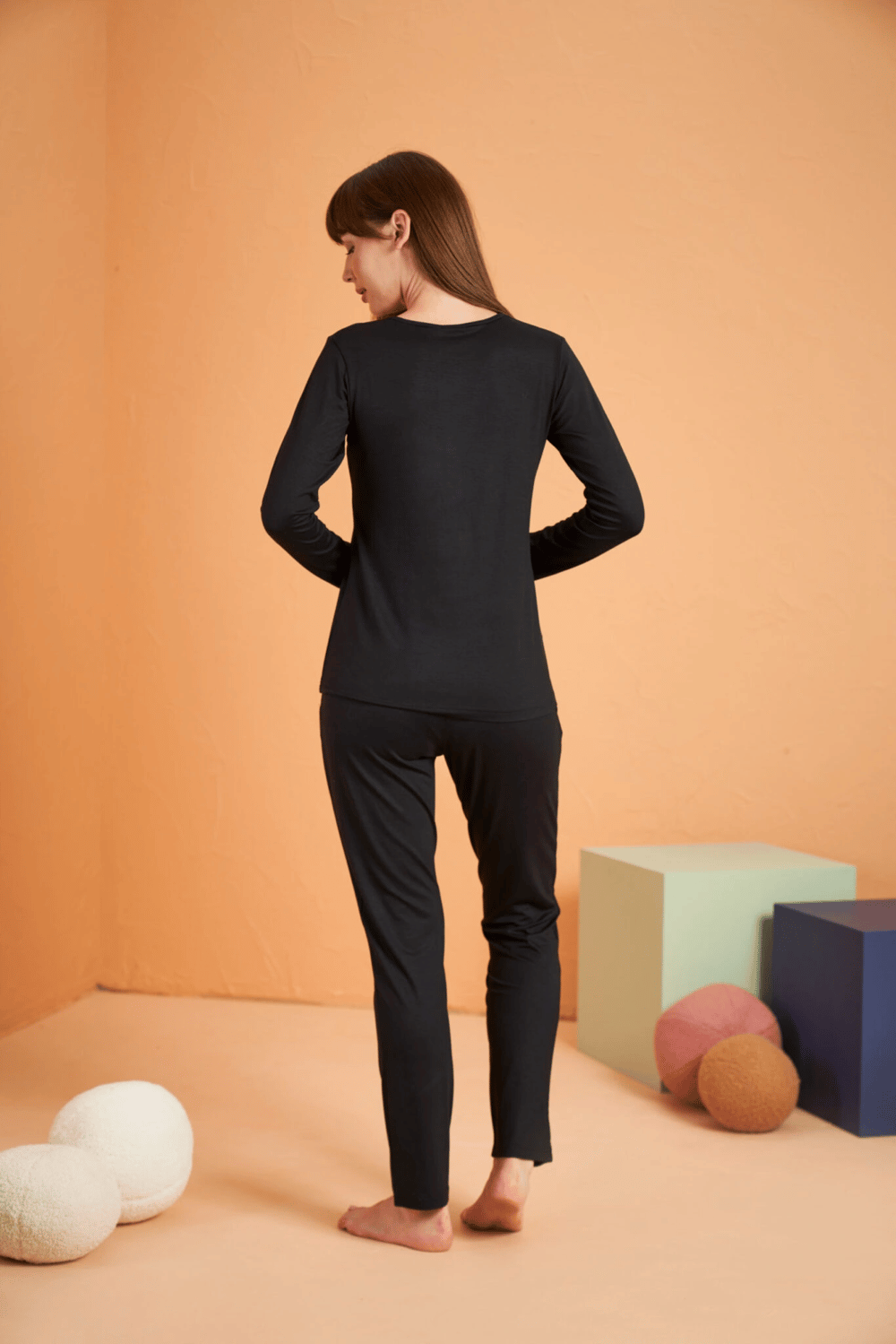 PJS 28048 Kadın Patlı Pijama Takım