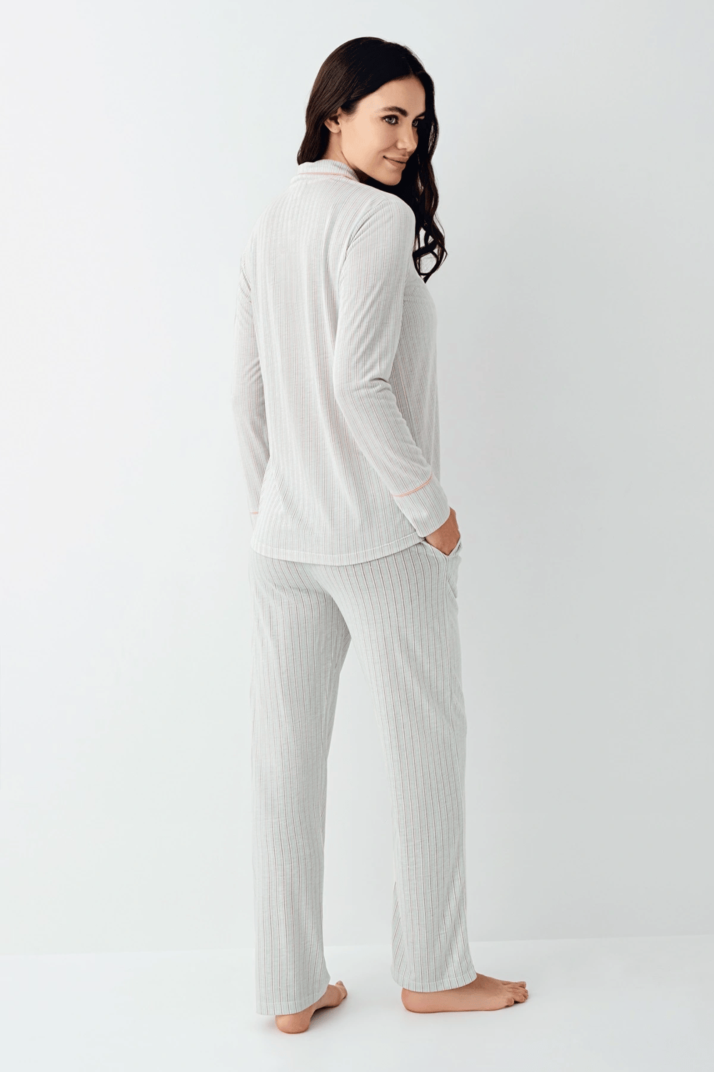 Pierre Cardin 9051-S Gömlek Pijama Takımı