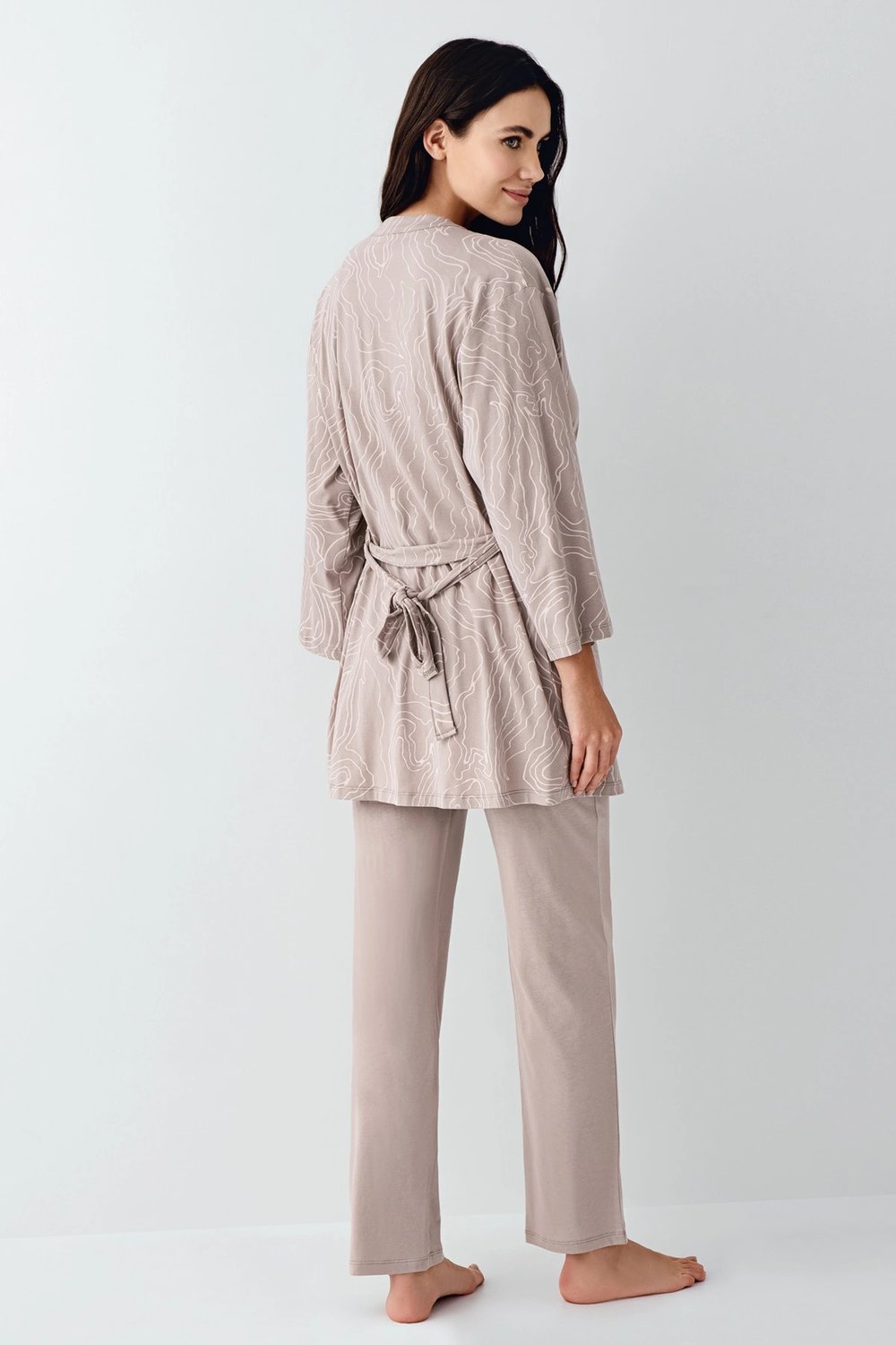 Pierre Cardin 9099-S 3'lü Pijama Takımı