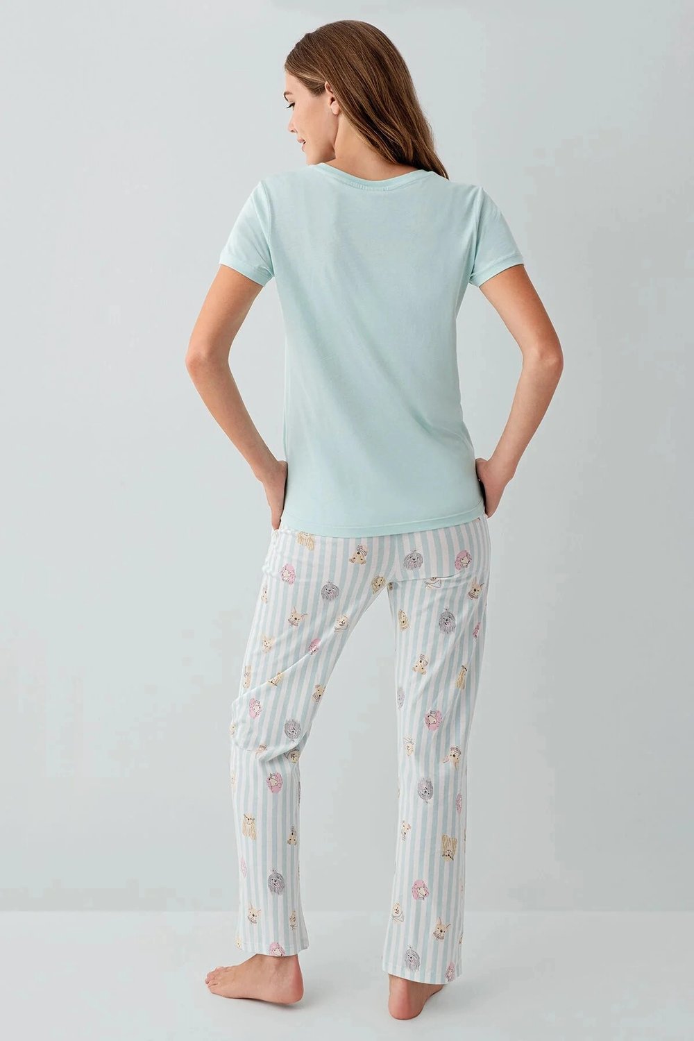 RolyPoly RP3810-S Kadın Kısa Kol Pijama Takımı