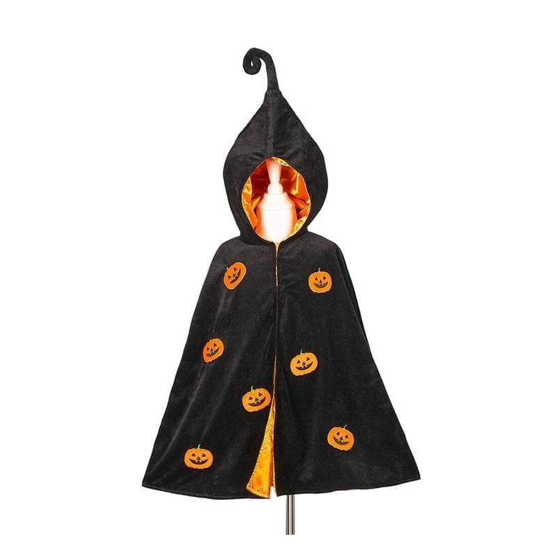 Halloween Kabağı Pelerini 4-7 Yaş