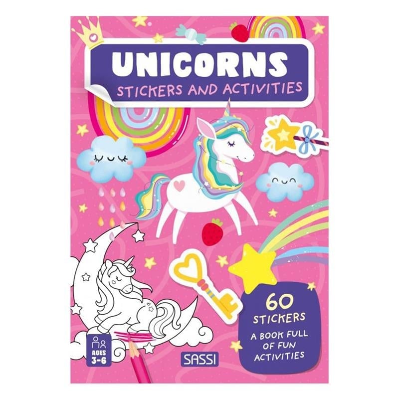 Sticker ve Aktivite Kitabı - Unicorn