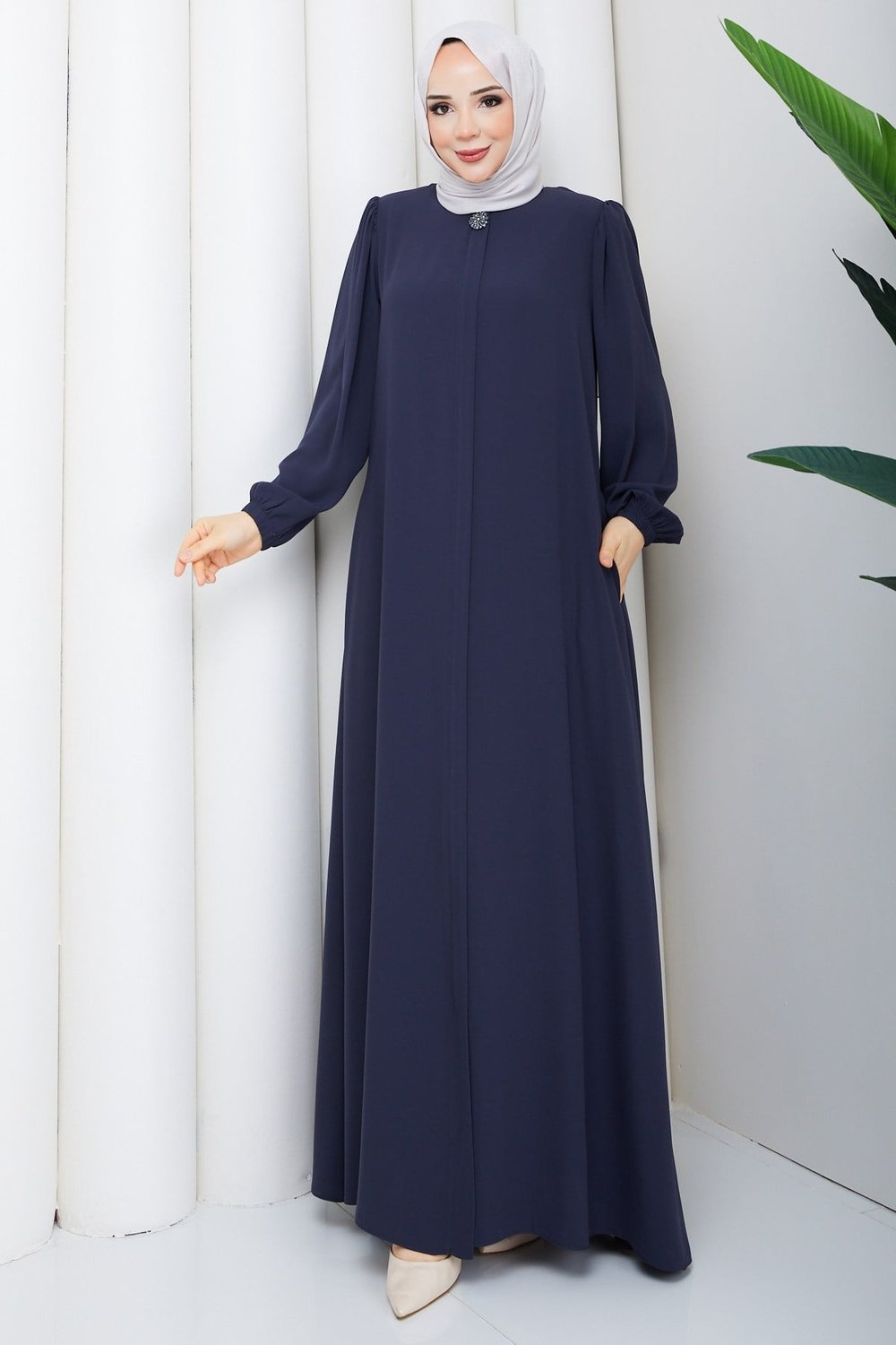 MODERN KESİM ZARİF FERACE / Gri