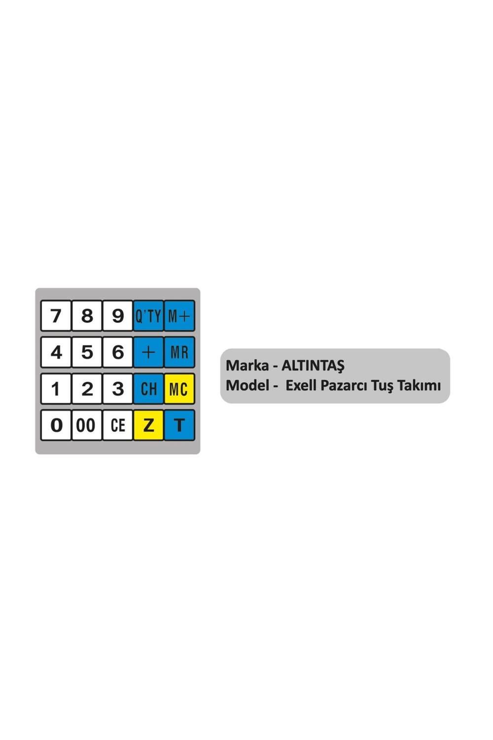 Altıntaş Exell Pazarcı Tuş Takımı