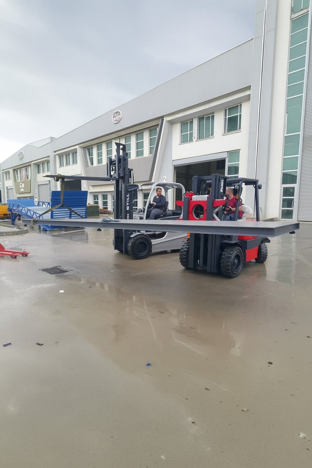 Düz Platform Baskül 10 Ton 150x500 Cm Özel Üretim