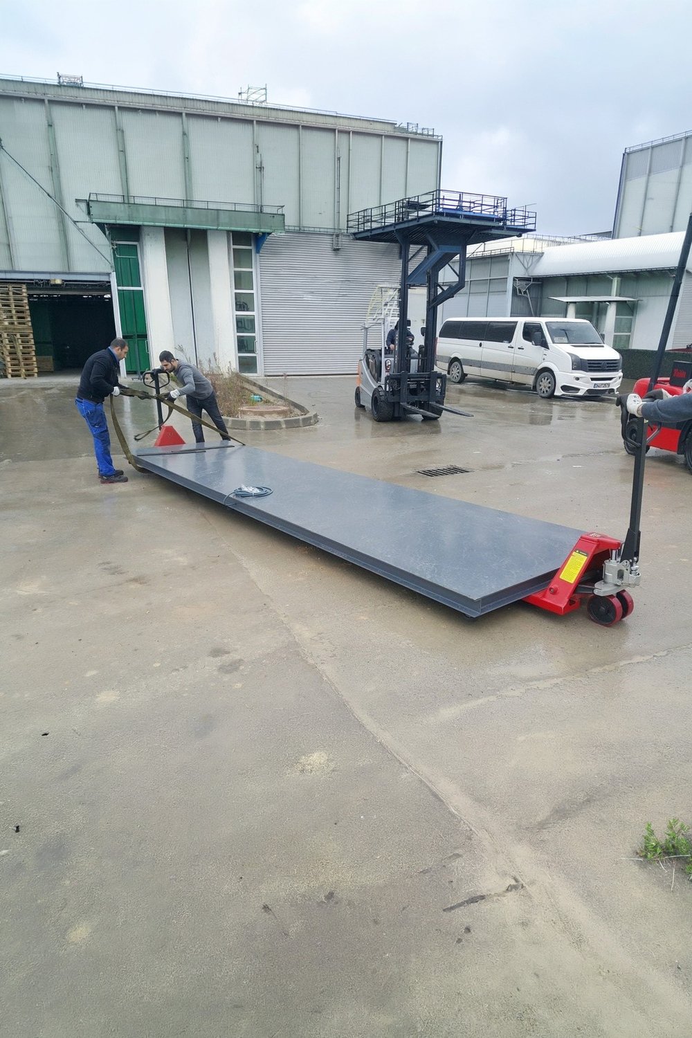 Düz Platform Baskül 10 Ton 150x500 Cm Özel Üretim