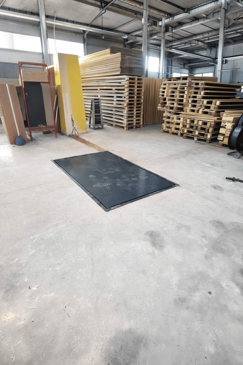 Düz Platform Gömme Baskül Kantar 3 Ton 150x150 Cm Özel Üretim