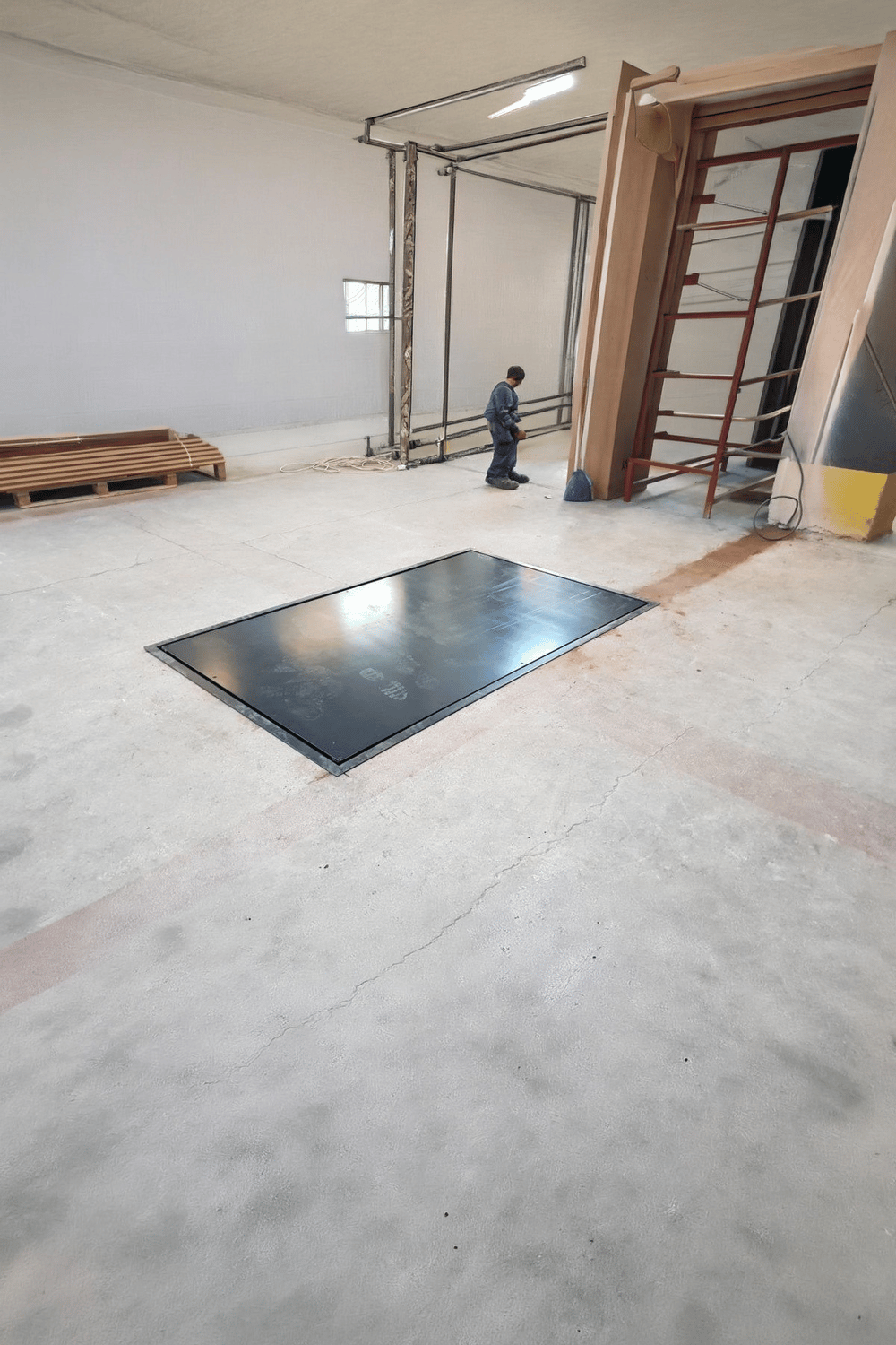 Düz Platform Gömme Baskül Kantar 3 Ton 150x150 Cm Özel Üretim