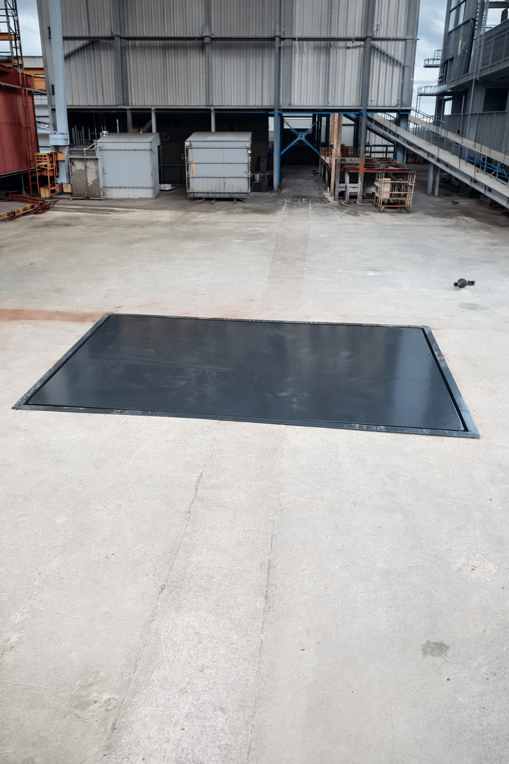 Düz Platform Gömme Baskül Kantar 3 Ton 150x150 Cm Özel Üretim