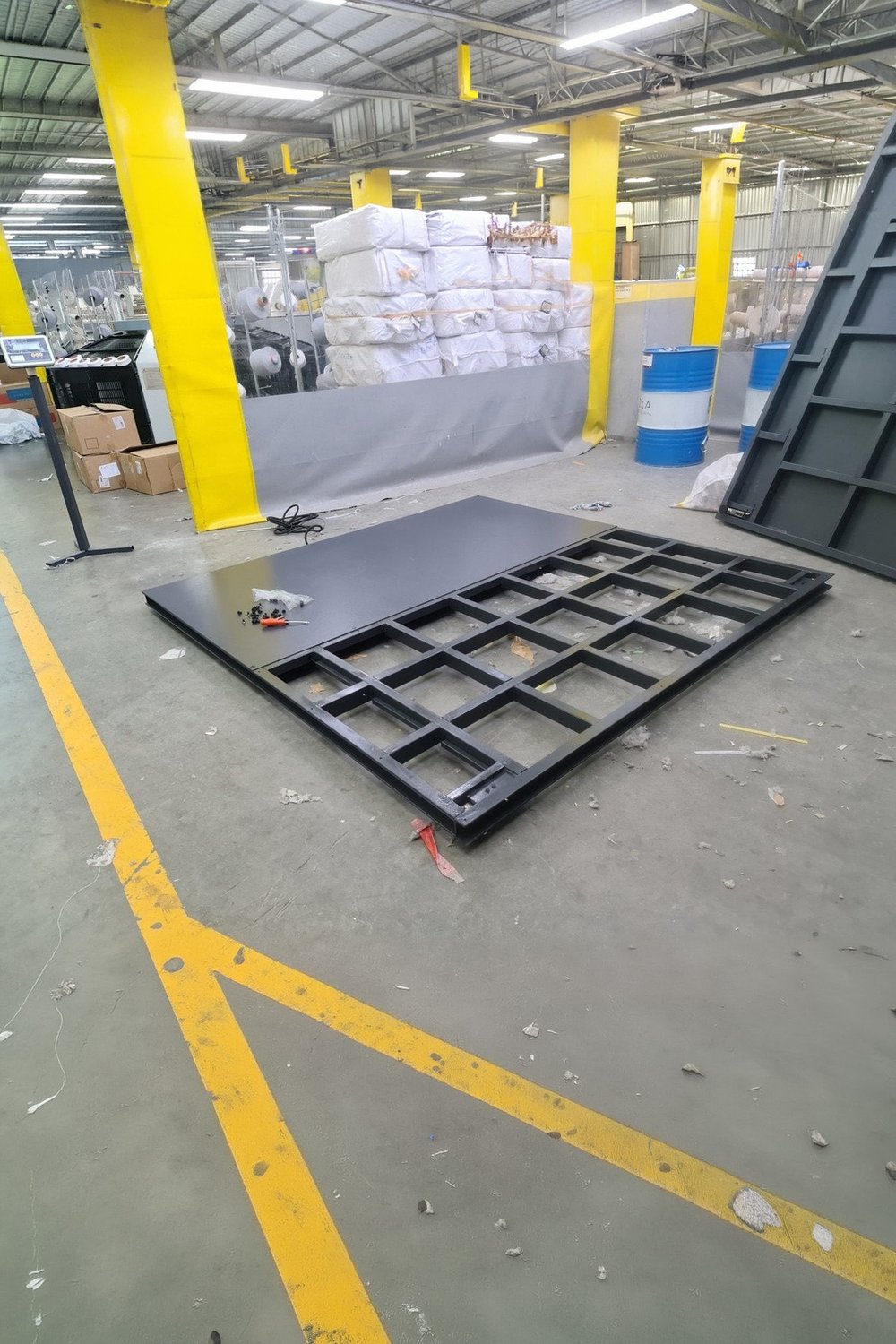 Düz Platform Kantar 150x200 Cm 3 Ton Şarjlı 4 Hücreli
