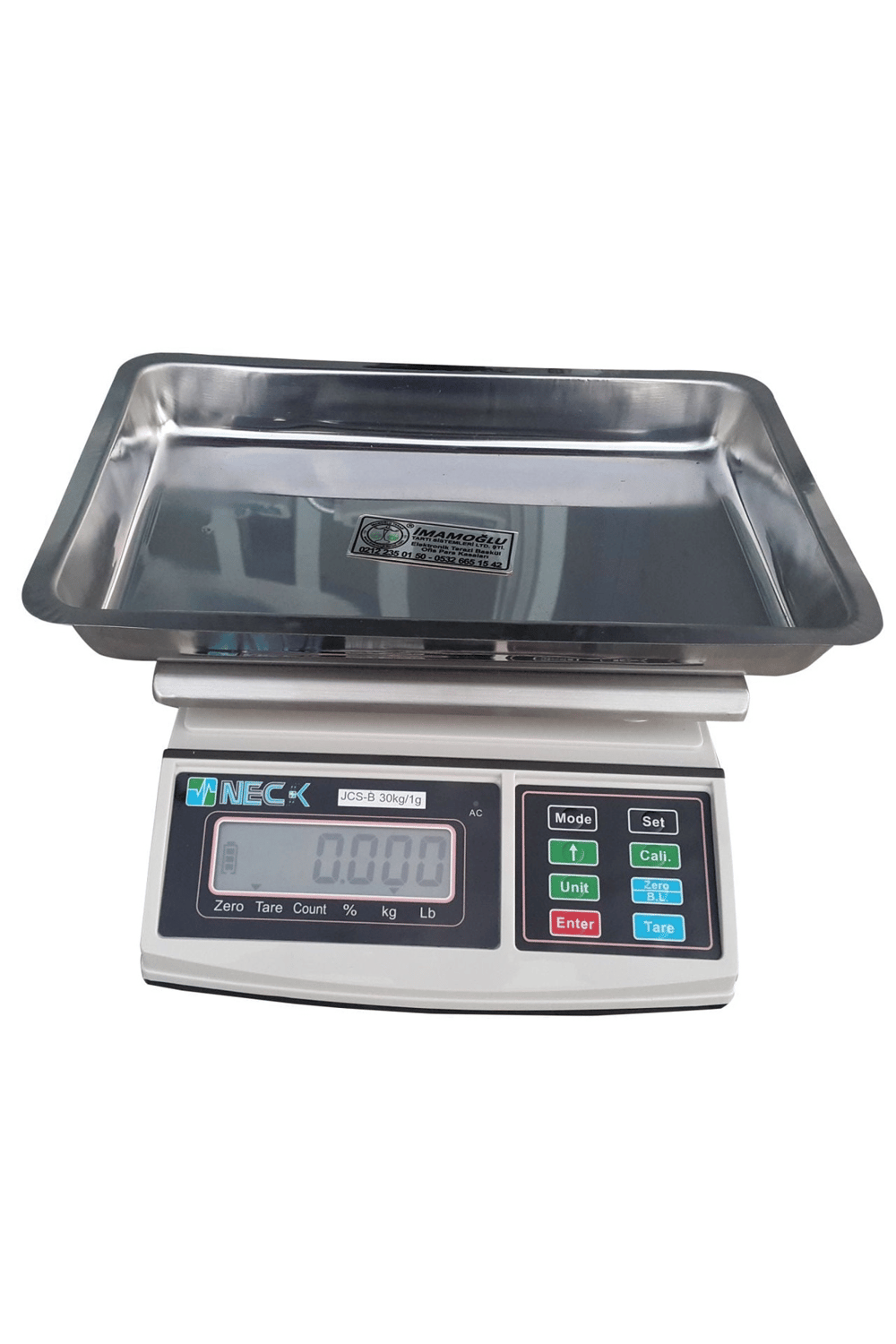 Neck Tartım Terazi 30-15-6-3 KG