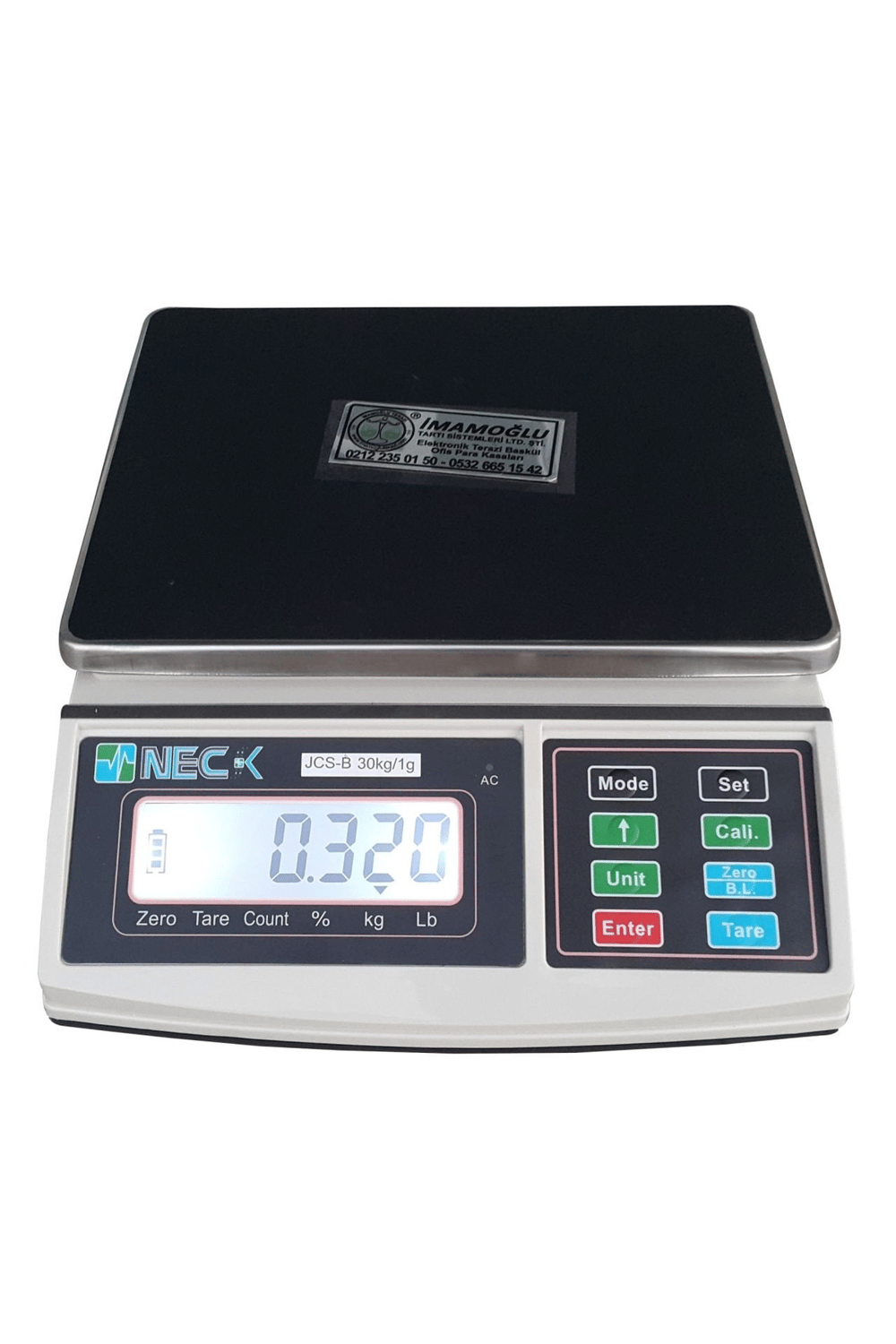 Neck Tartım Terazi 30-15-6-3 KG