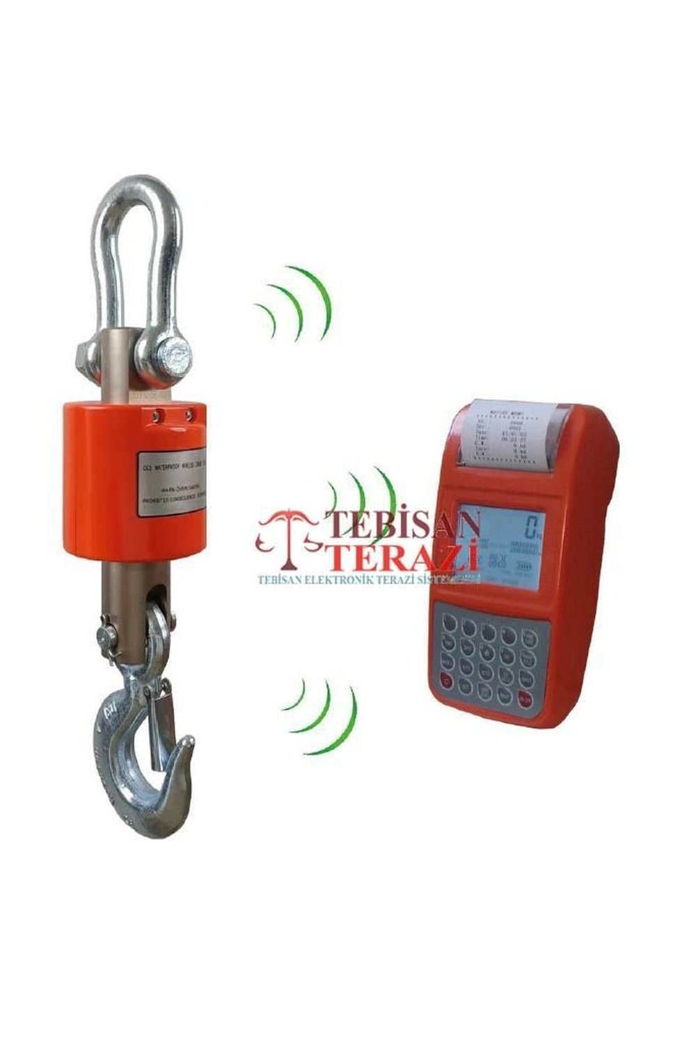 OCS-RP 10 TON X 5 KG YAZICILI VİNÇ BASKÜLÜ