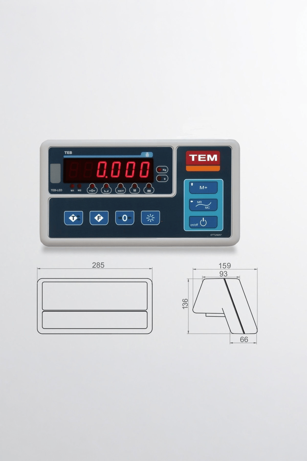 TEB TARTIM İNDİKATÖRÜ LED  ( KIRMIZI )