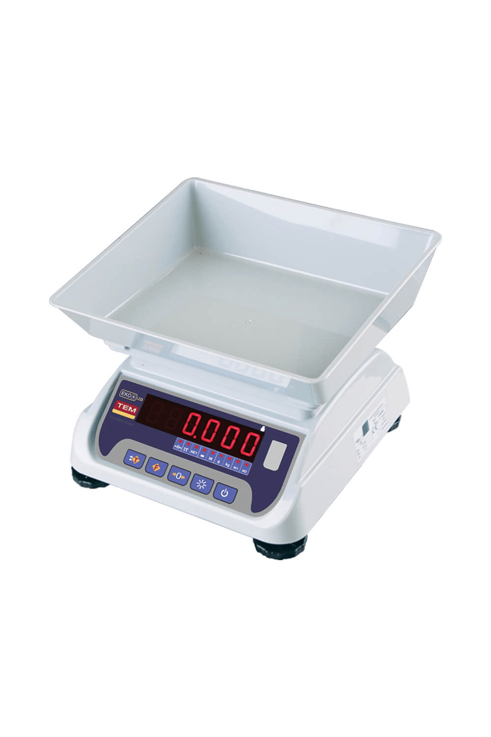 TEM EKO+ LED Onaylı Tartım Terazisi – 3/6/15/30 kg