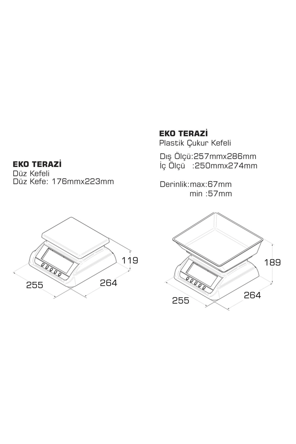 TEM - Eko Tartım Terazi 30 kg - 10 gr Onaylı