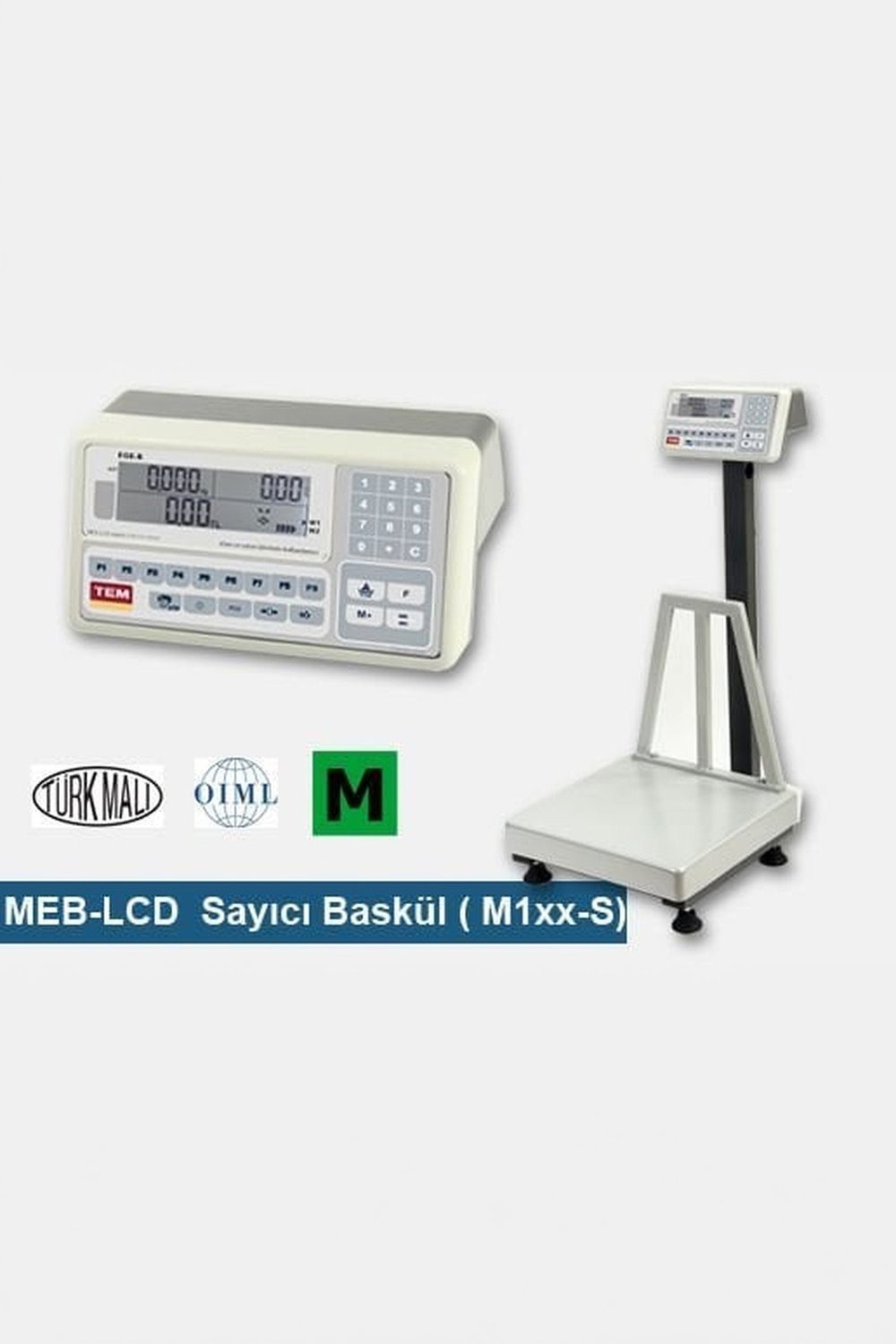 Tem Parça Sayıcı Baskül 150 Kg 40x50 cm