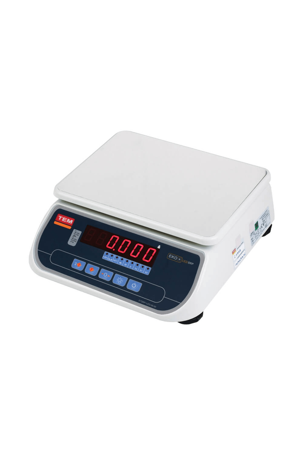 TEM SRP LED Tartım Terazisi – 3/6/15/30 kg, kademeli 2×3000
