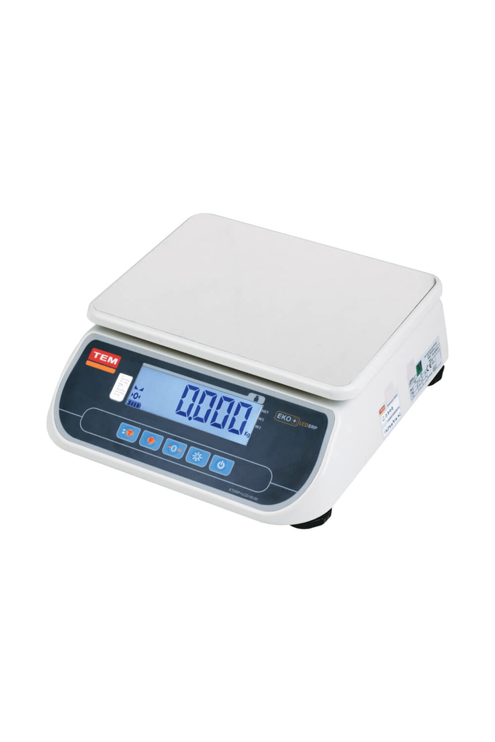 TEM SRP Serisi LCD Tartım Terazisi (Onaylı) – 3/6/15/30 kg