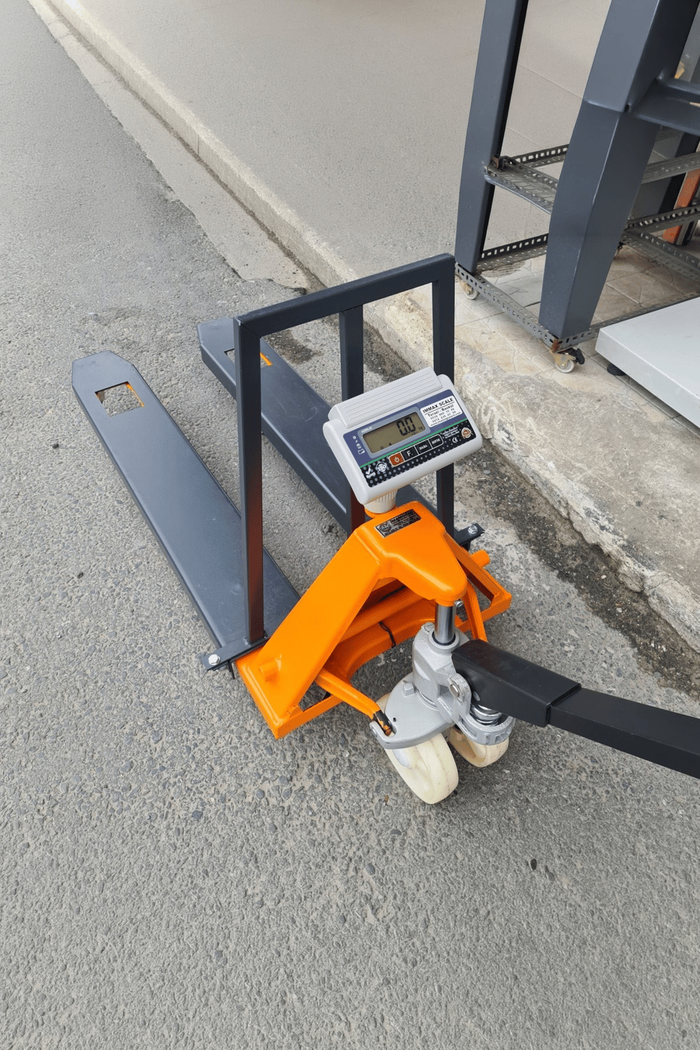 Transpalet Baskül - 2 Ton Döküm Pompalı