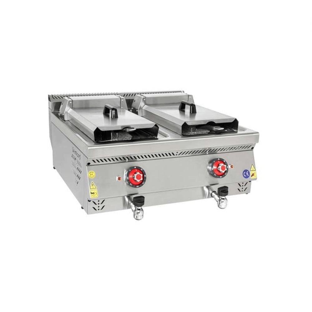 9+9 LT SETÜSTÜ FRİTÖZ 380V ELEKTRİKLİ HİMAKSAN