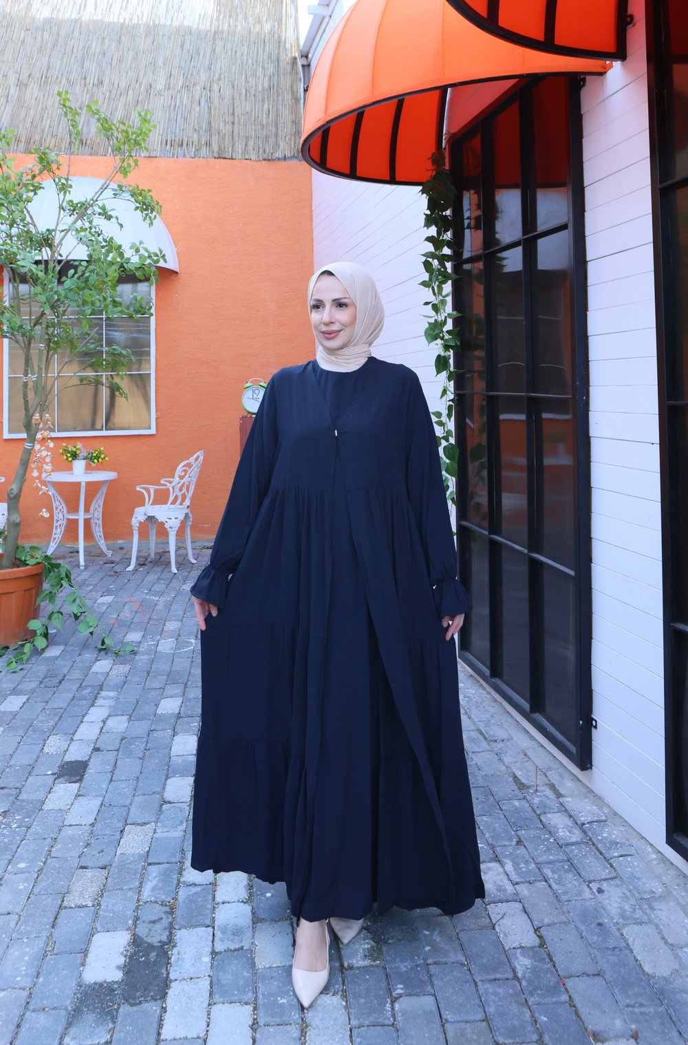 İçi Yarım Kol  Umre Takımı Lacivert   HNT7050