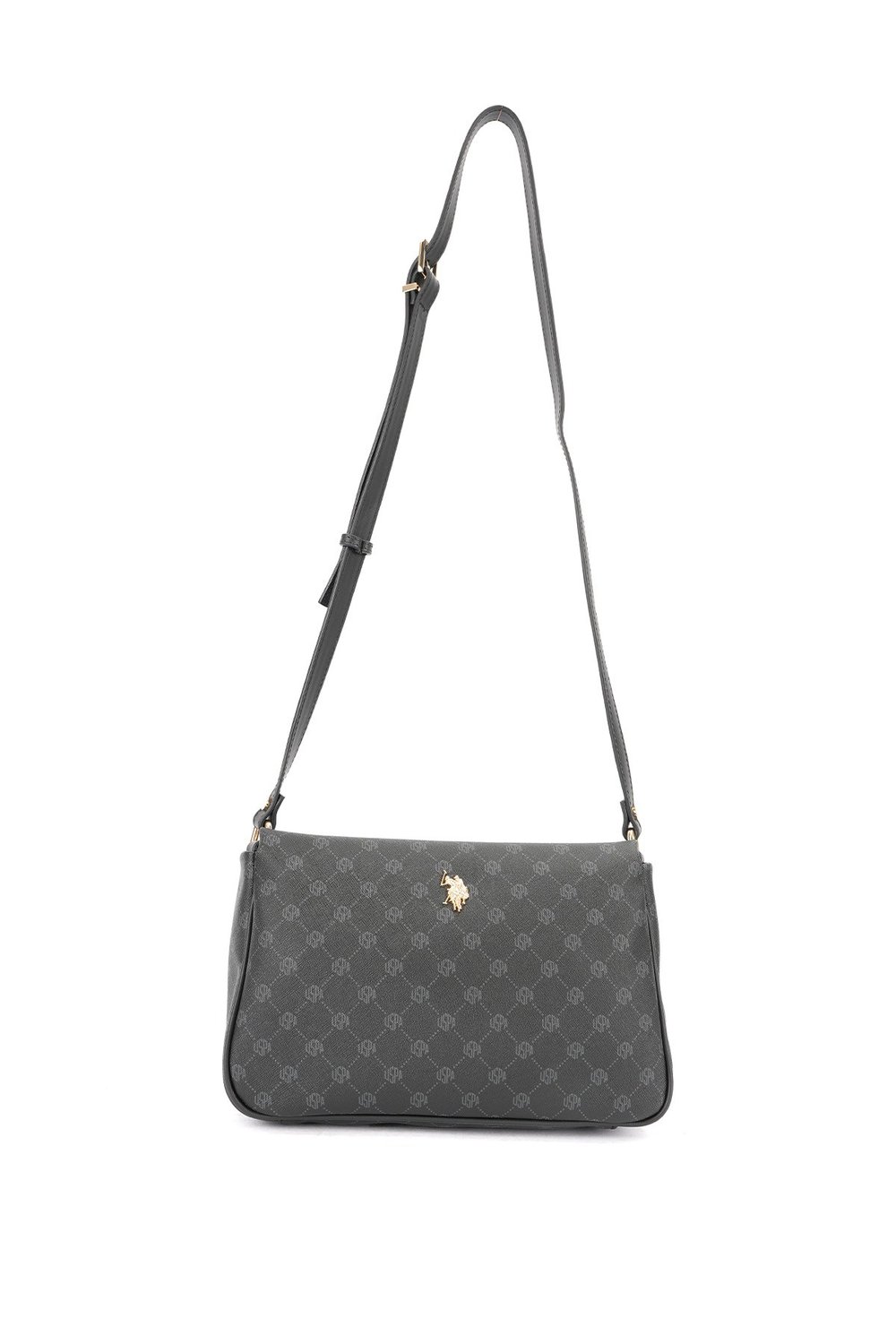U.S. Polo Assn. Kadın Omuz ve Çapraz Çanta US26564 Siyah