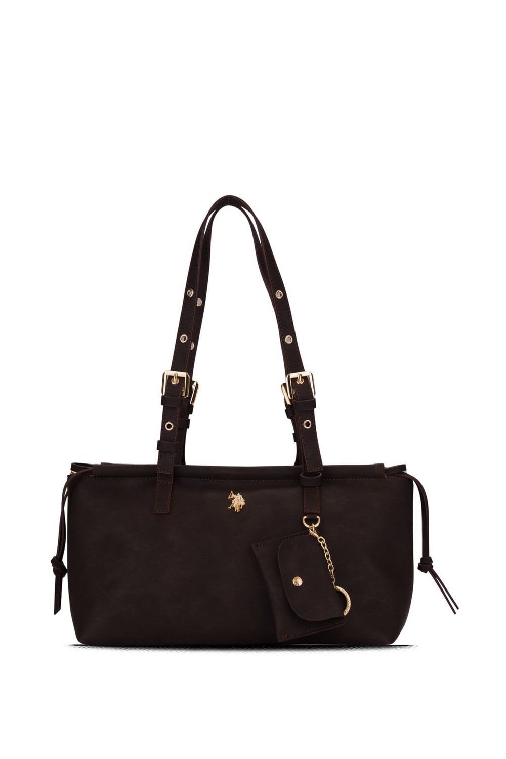 US26222 Kahve U.S. Polo Assn. Kadın Omuz Çantası
