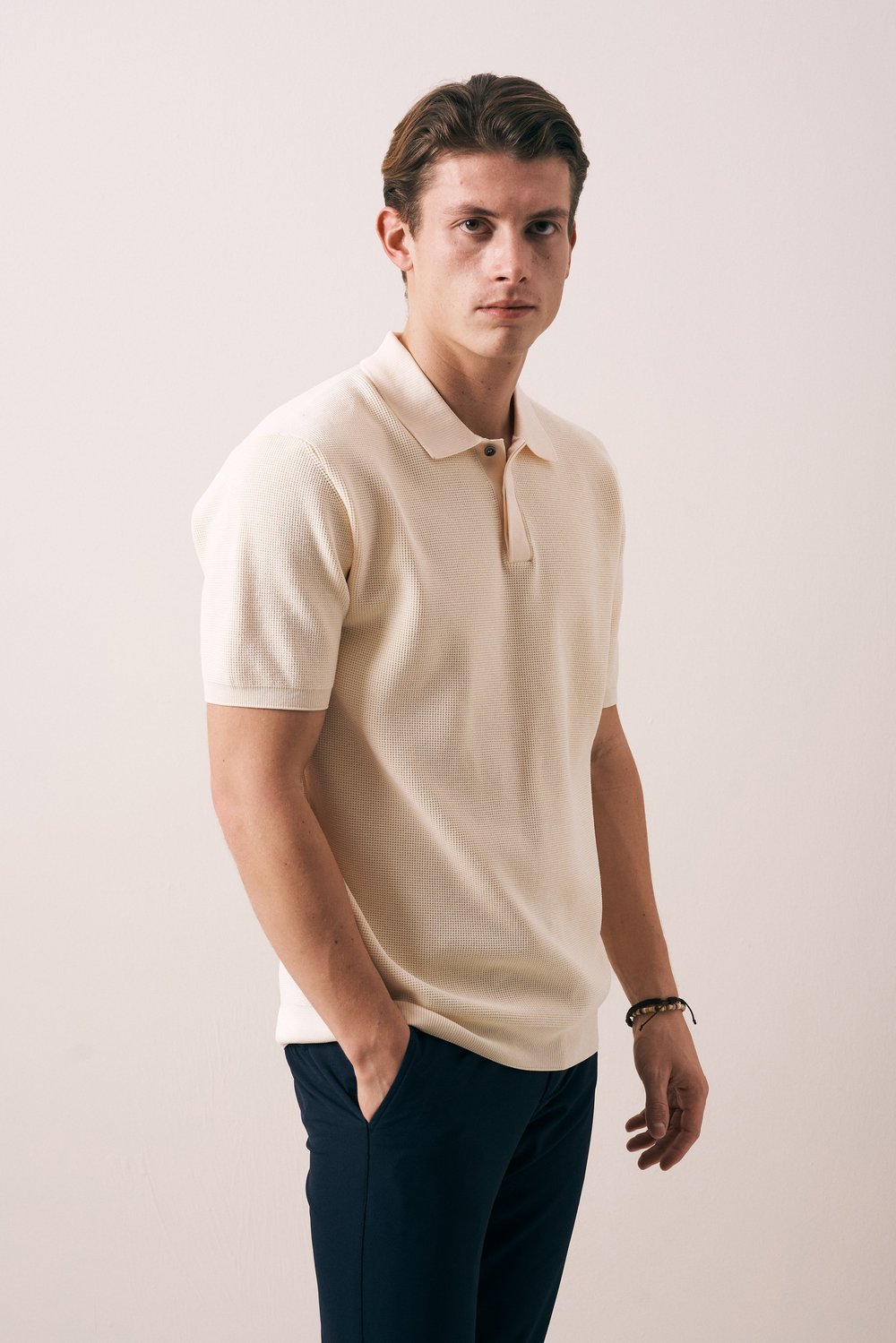 REGULAR FIT DÜĞMELİ POLO YAKA TRİKO T-SHIRT
