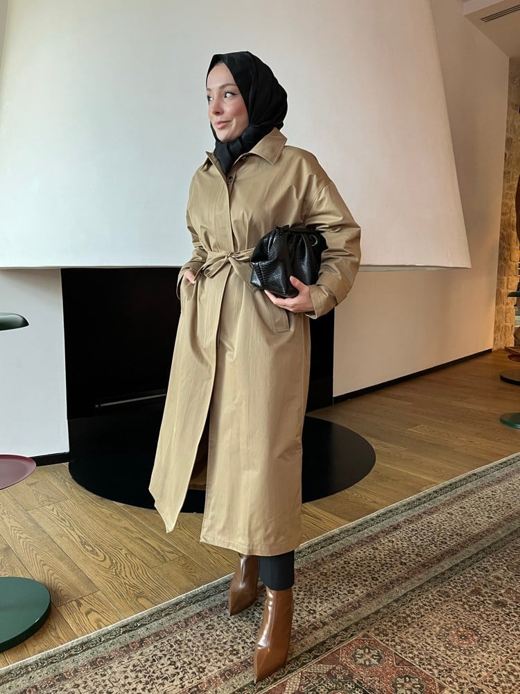 Retroline Trençkot | Camel