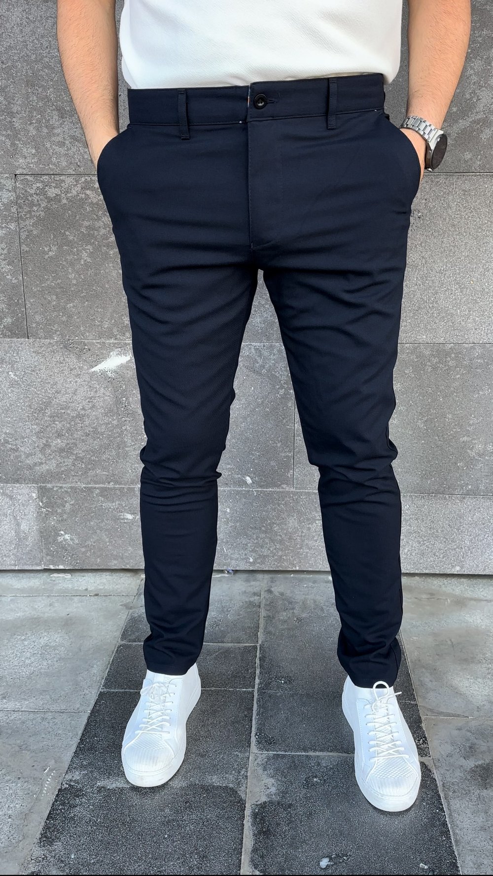 Slimfit Kumaş Pantolon - Siyah2