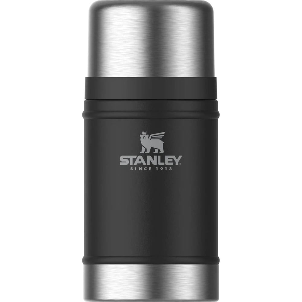 Stanley Klasik Vakumlu Çelik Yemek Termosu 0.70 Lt Siyah - Matte Black Pebble