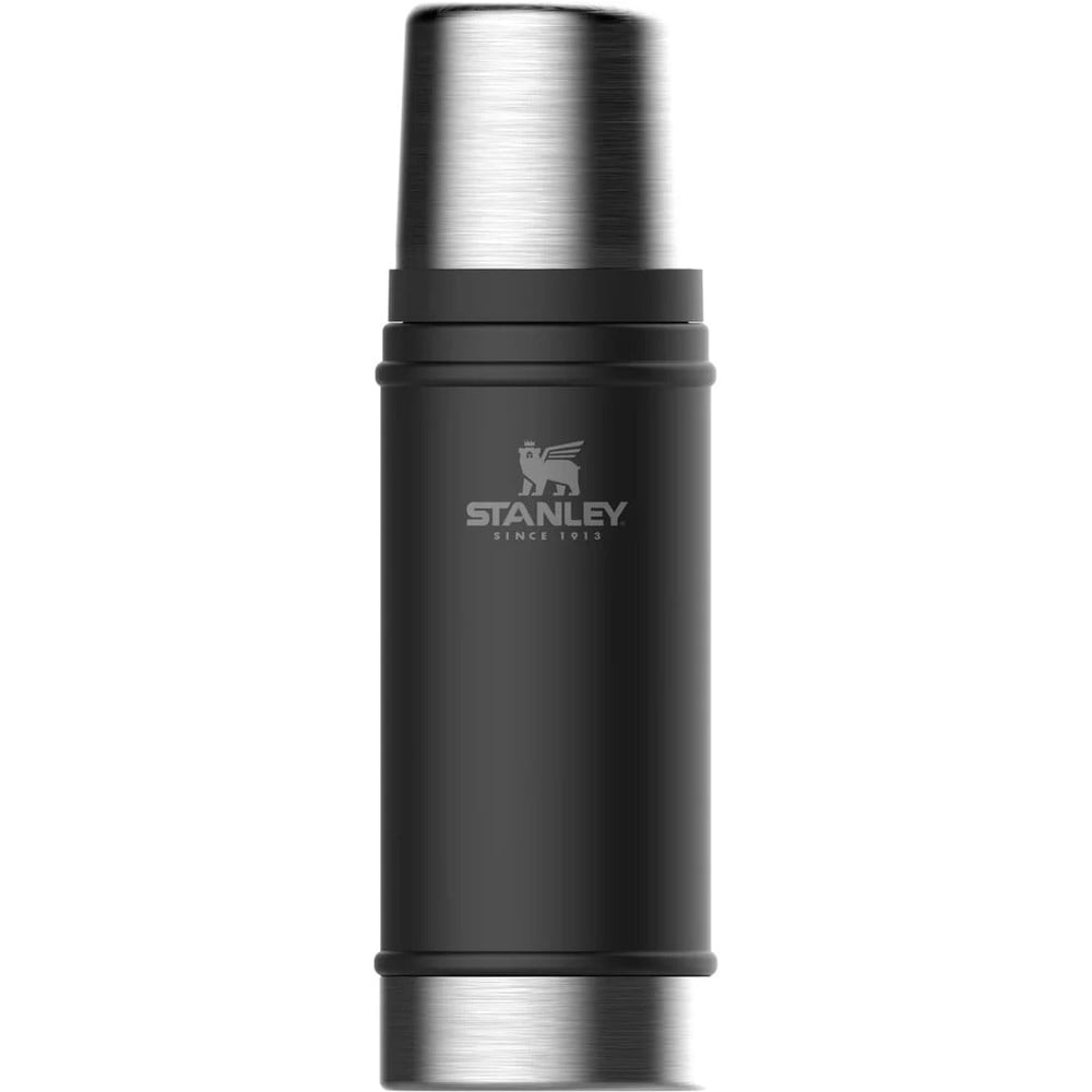 Stanley Klasik Vakumlu Termos 0.47 Lt - Matte Black Pebble