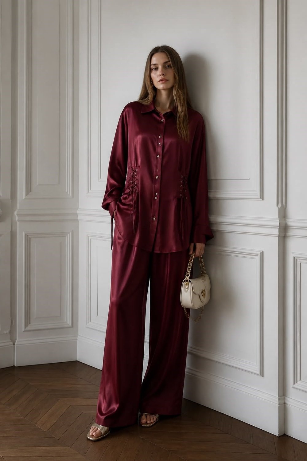 İsabella Takım Bordo