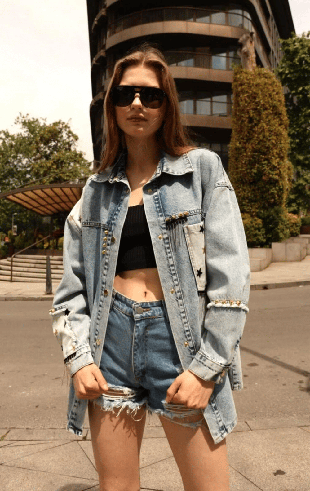 Twist Denim Ceket