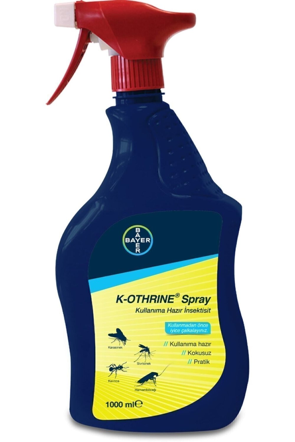 Bayer Mega Tarım K-othrine Al Böcek 1000 ml Karınca Hamam Böceği Ilacı Kara Sinek Ilacı Böcek Ilacı