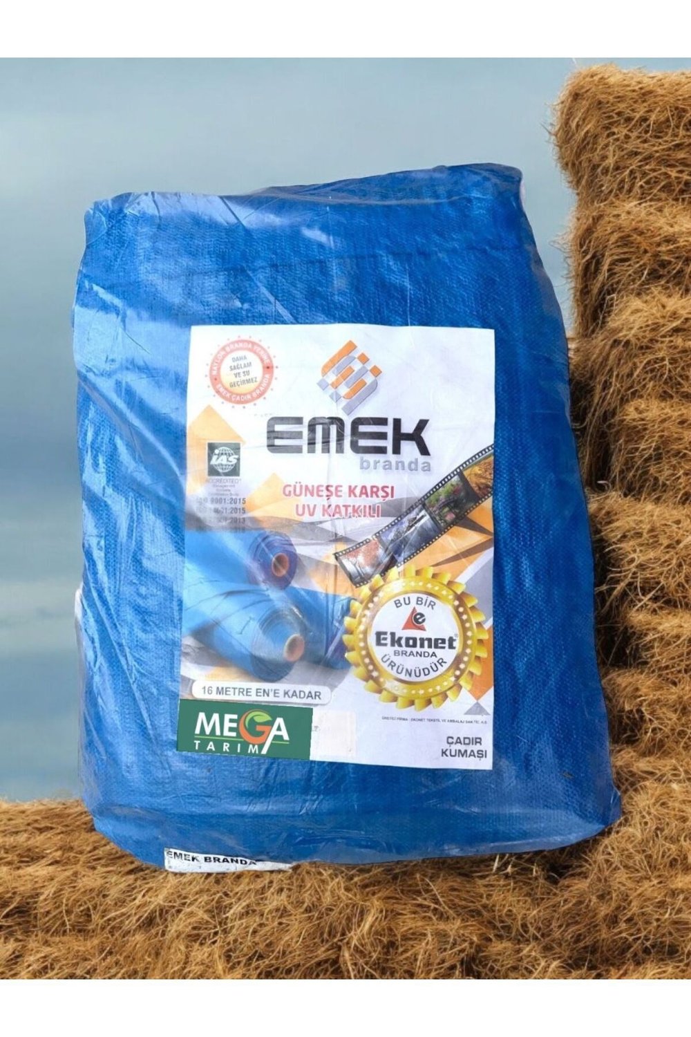 Ekonet Mavi Su Geçirmez Çadır Brandası 10x12