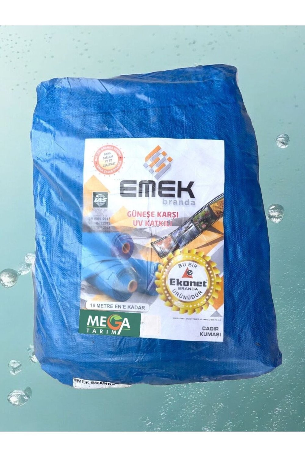 Ekonet Mavi Su Geçirmez Çadır Brandası 10x12