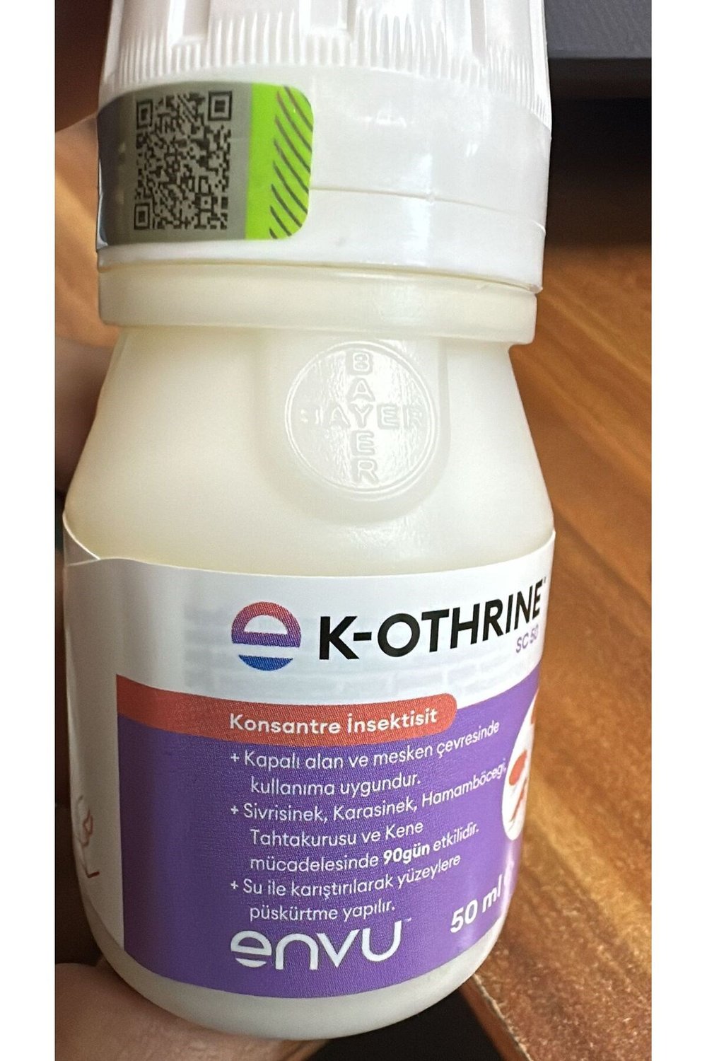 Bayer K-Othrine 50 ml Hamam Böceği İçin Etkili Losyon Kokusuz Özelliği ile Ekonomik Çözüm