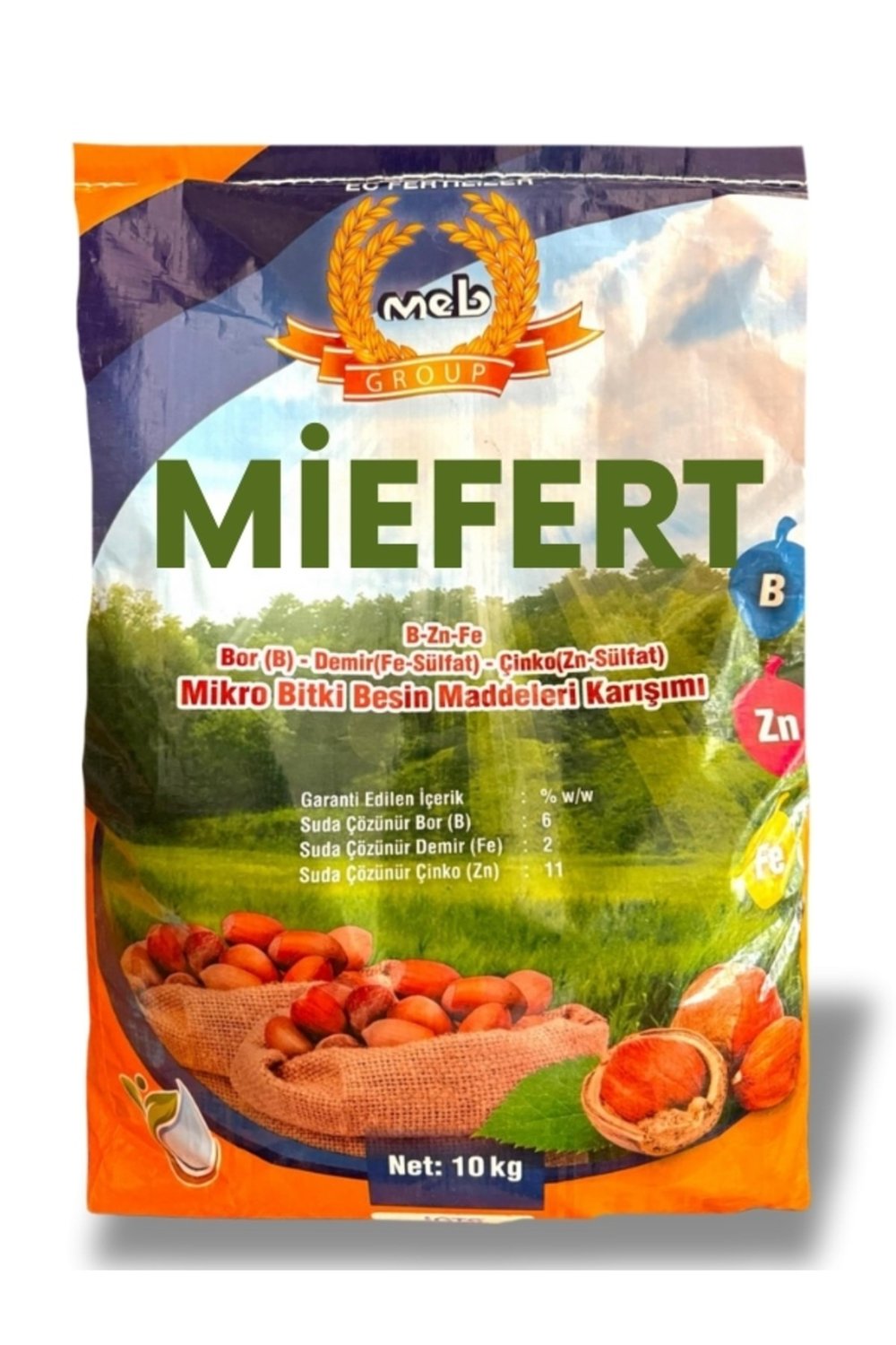Miefert 10 Kg BOR ÇİNKO DEMİR Kışlık Baharlık Verim Gübresi