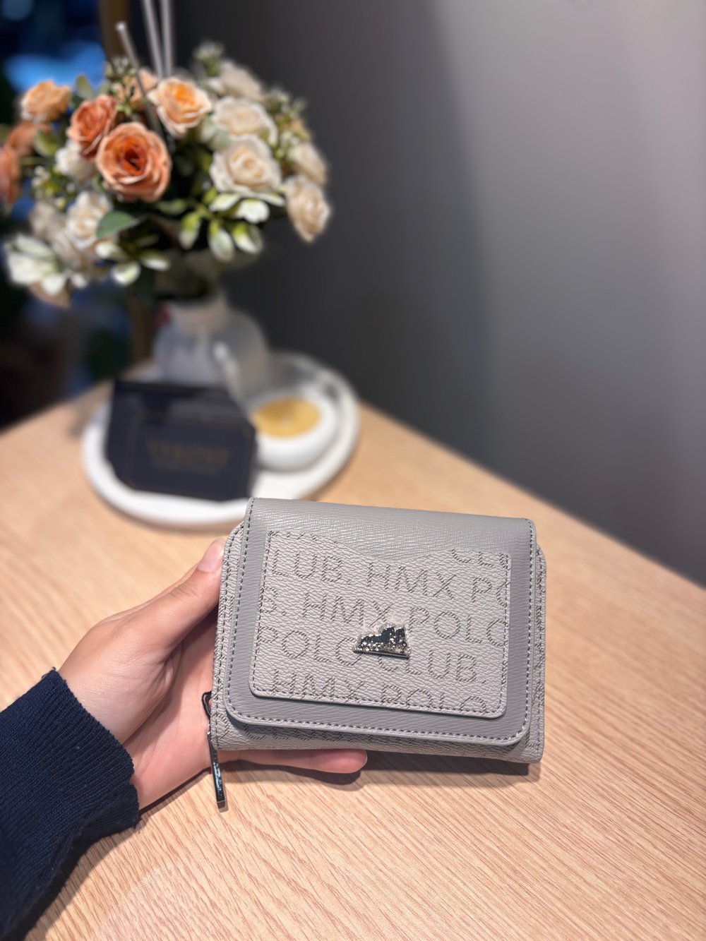 HMX Polo Cüzdan Gri