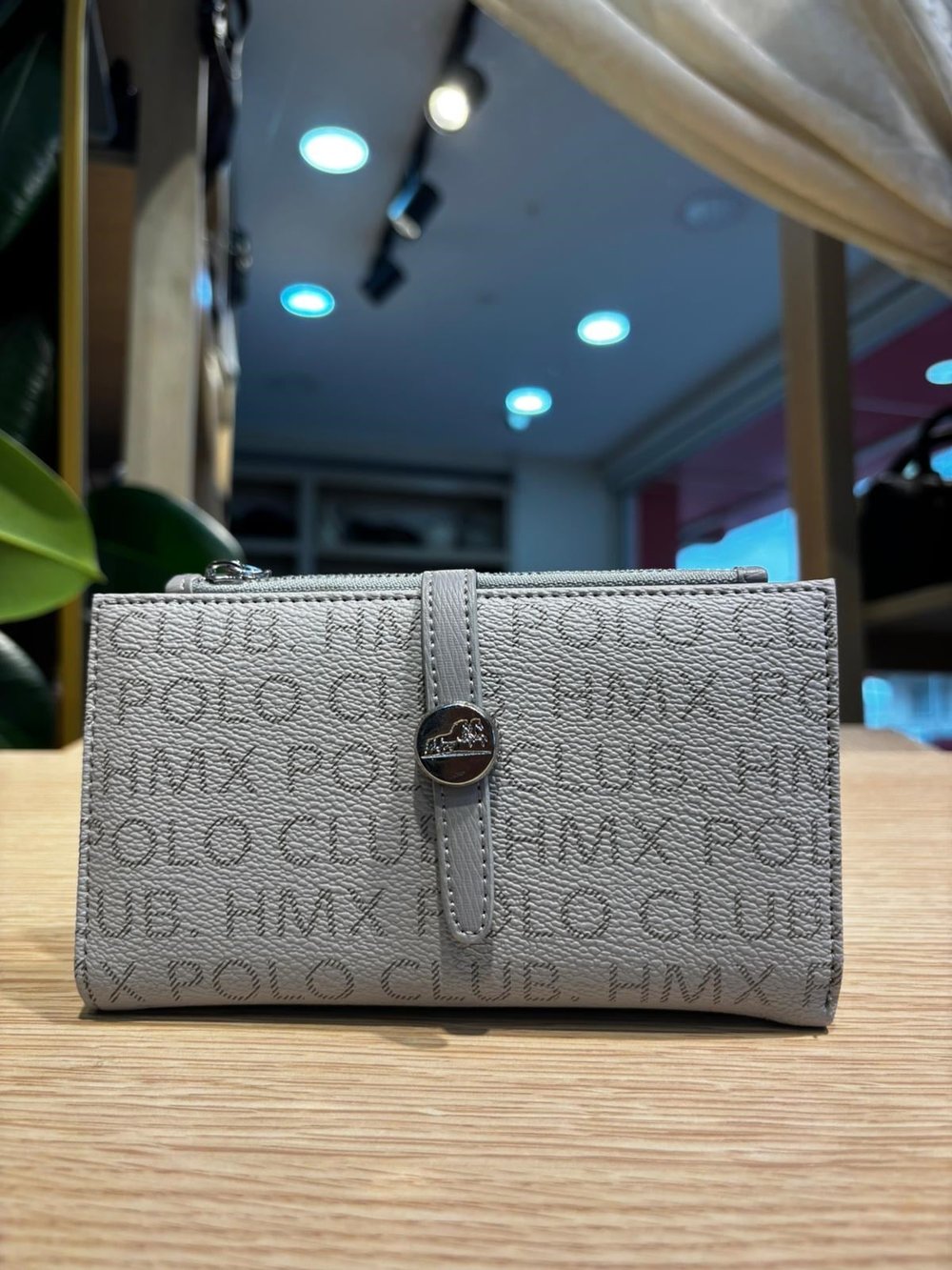HMX Polo Cüzdan Orta Boy Gri