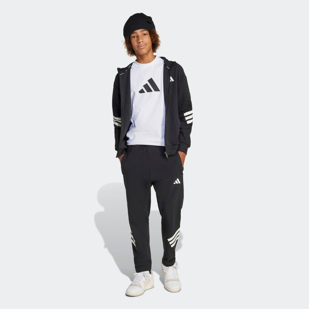 Future Icons 3-Stripes Full-Zip Kids Kapüşonlu Üst