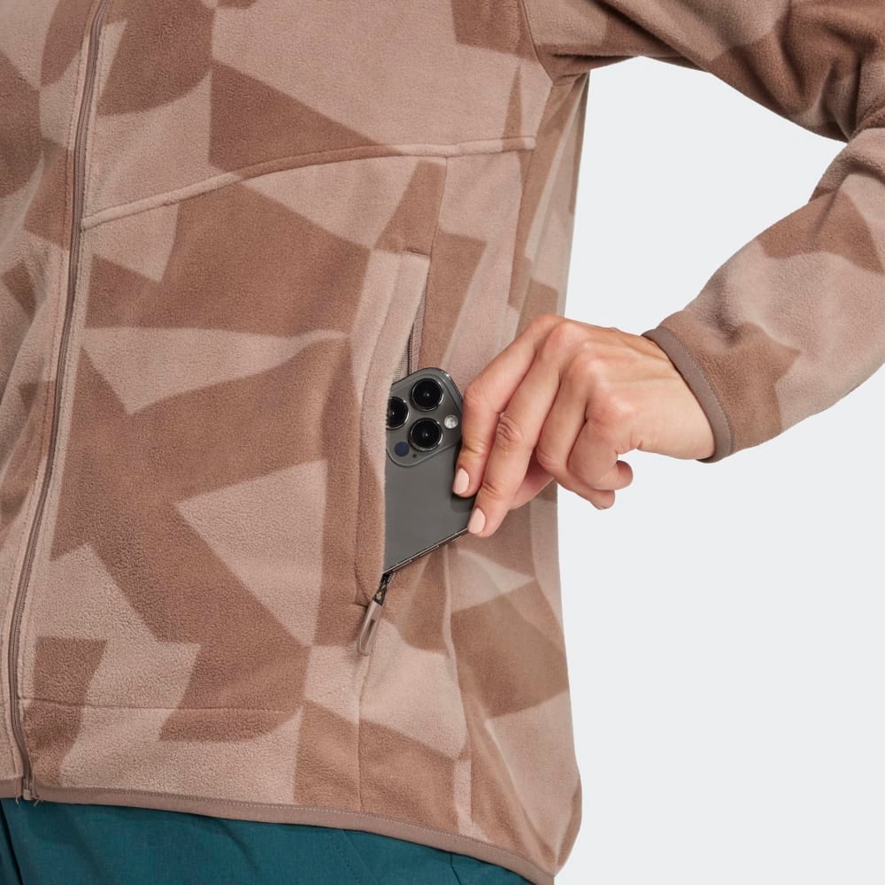Terrex Multi Printed Full-Zip Fleece Fermuarlı Üst